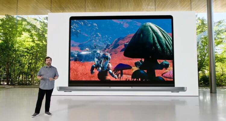 Игры на Mac. Еще одной игрой, анонсированной на WWDC 2022, была No Man’s Sky. Игры на Mac. Еще одной игрой, анонсированной на WWDC 2022, была No Man’s Sky. Фото.