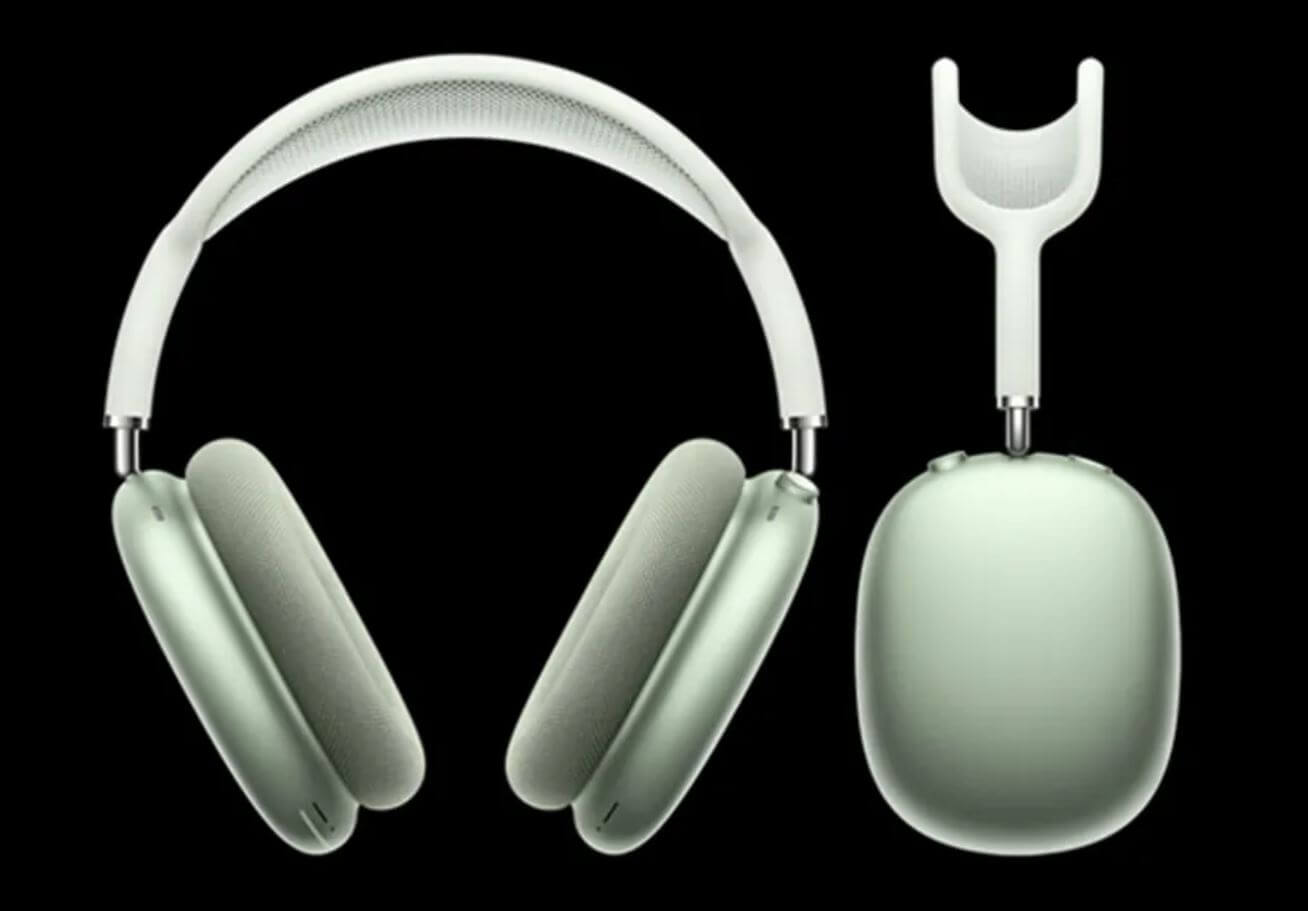 Полноразмерные наушники с хорошим звуком. Слушать музыку в AirPods Max — кайф! Только стоят они невероятно дорого. Фото.