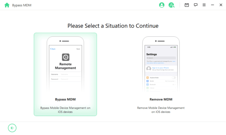 Как удалить MDM профиль на Айфоне. На выбор предоставляются два варианта обхода MDM. Фото.