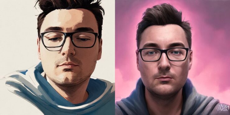 Lensa — фоторедактор. Некоторые аватары получаются реально крутыми. Фото.