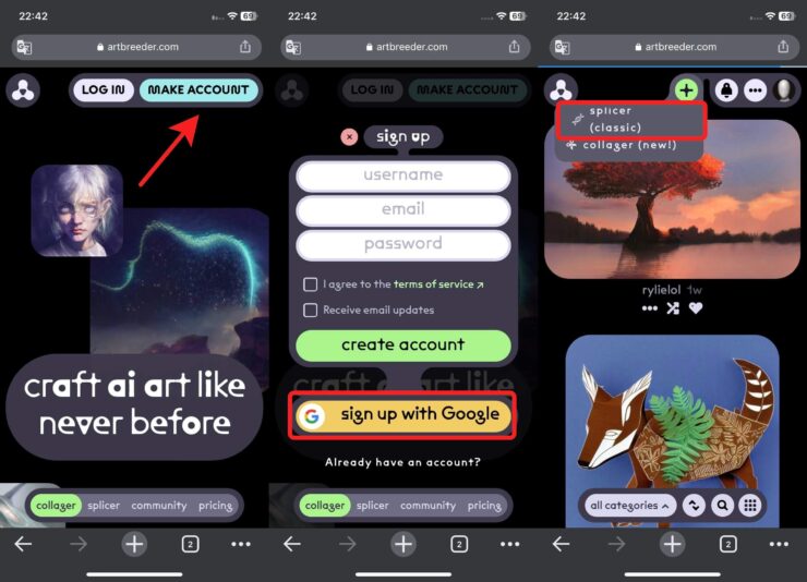 Artbreeder — нейросеть. В этом сайте можно немного запутаться. Фото.