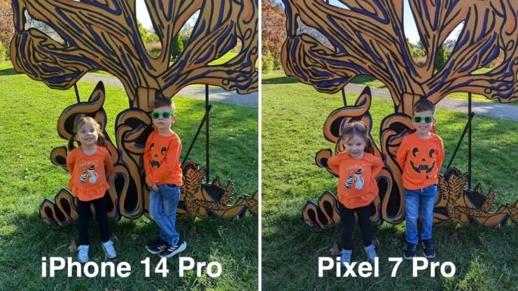 Даже сменив ракурс, Айфон все равно пересветил задний план. Фото.