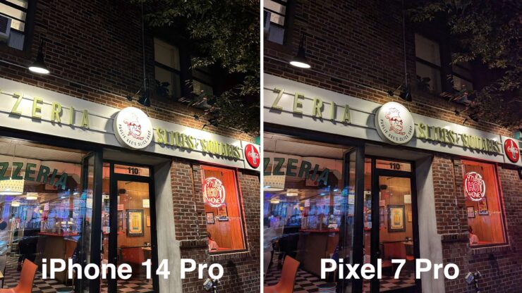 Айфон откровенно запорол вывеску. Фото.