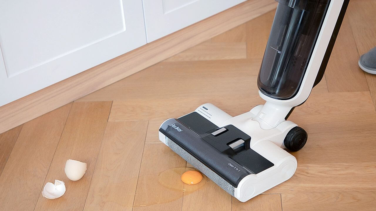 Беспроводной моющий пылесос. Redkey W12 может убрать даже разбитое яйцо. Беспроводной моющий пылесос. Redkey W12 может убрать даже разбитое яйцо. Фото.