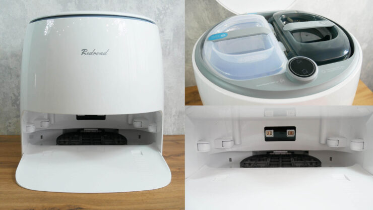 Резервуар для воды — робот-пылесос. Вот так выглядят резервуары для чистой и грязной воды. Резервуар для воды — робот-пылесос. Вот так выглядят резервуары для чистой и грязной воды. Фото.