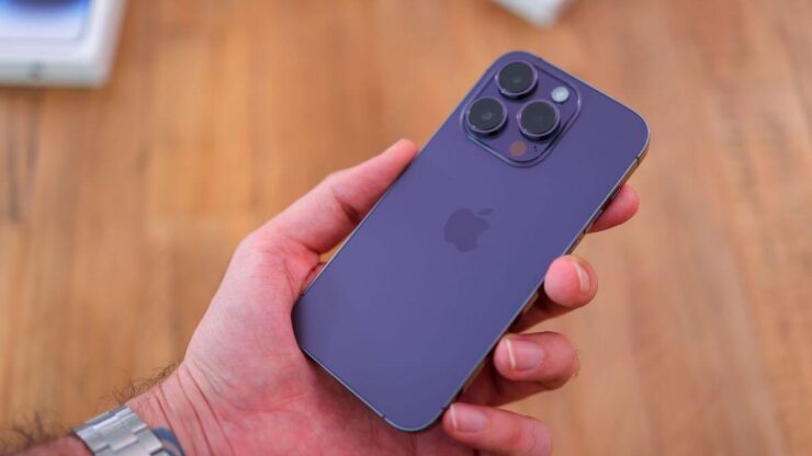 Фиолетовый iPhone 14 Pro Max ценится выше всего. Ниже всего — золотой. Фото.