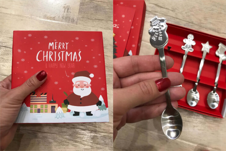 Десертные ложки на Новый год. Что может быть милее? Фото.