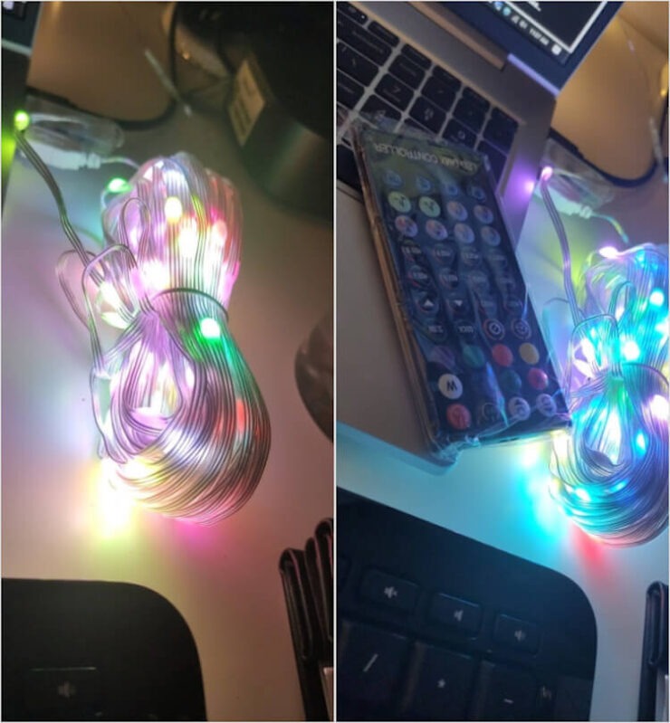 Гирлянда светодиодная — АлиЭкспресс. Яркая и разноцветная гирлянда — залог красивой ёлки. Фото.