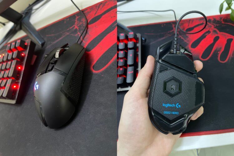 Buy a gaming mouse.  The mouse is very comfortable to hold in your hand thanks to its ergonomic shape.  A photo.
