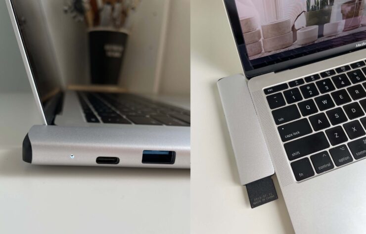 Переходник USB-C на USB. Для подключения требуется два USB-C порта, поэтому подбирайте адаптер внимательно. Фото.