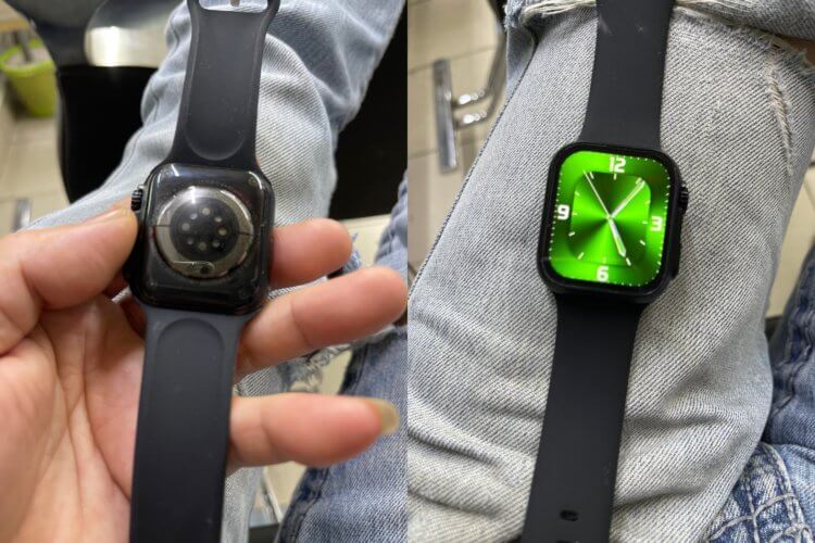 Apple Watch Ultra — реплика. Китайцы удивили черным цветом корпуса. Фото.