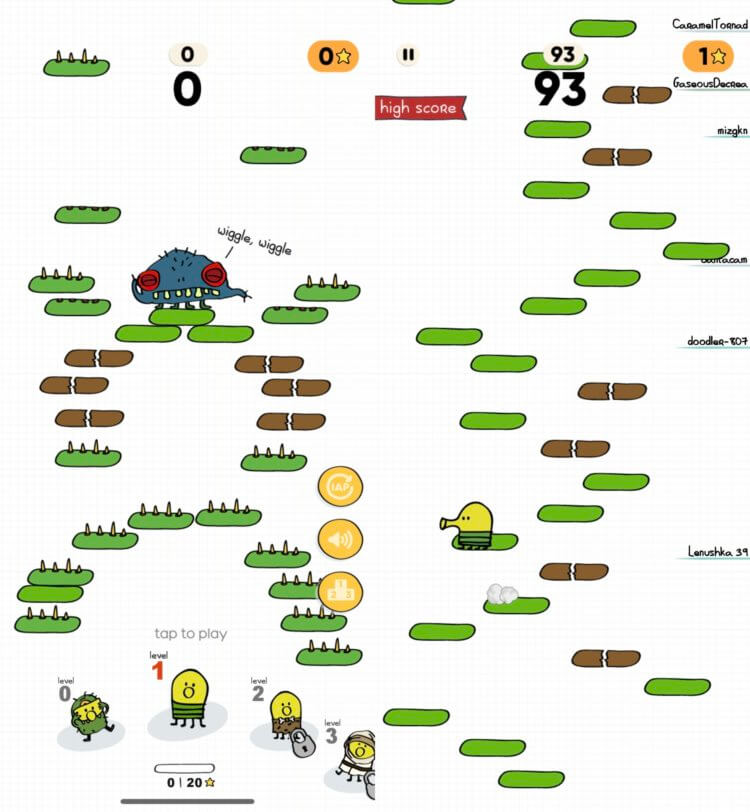 Скачать Doodle Jump. Некоторые уровни порядочно выводят из себя. Скачать Doodle Jump. Некоторые уровни порядочно выводят из себя. Фото.