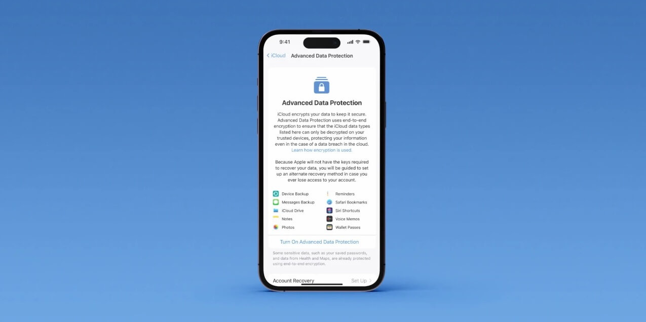 Сквозное шифрование в iCloud теперь защитит больше ваших данных. Фото.