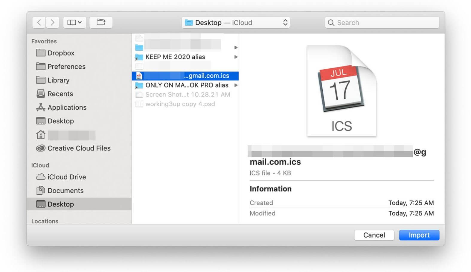 Как добавить файл ICS в Айфон. В формате ICS хранятся данные календаря, но в таком виде они больше нужны для Mac или Windows. Фото.