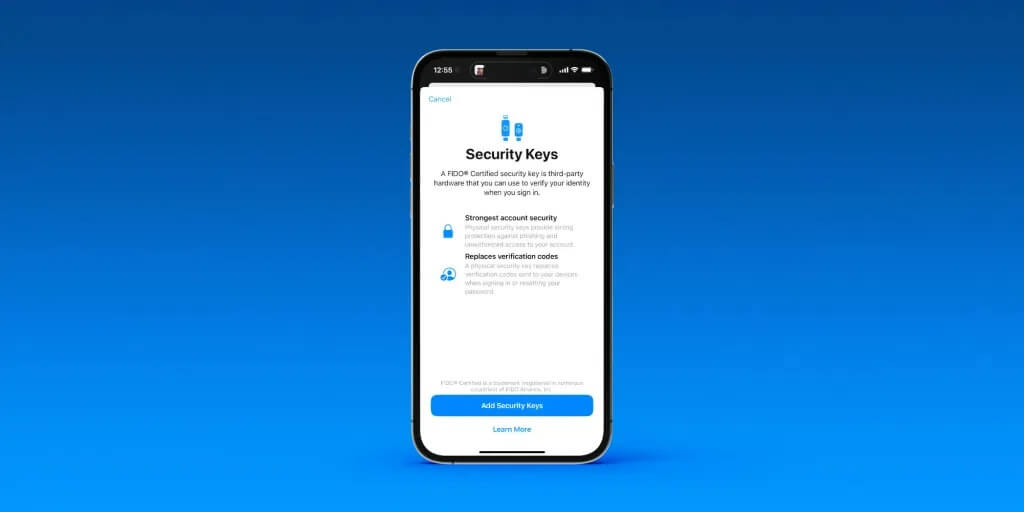 Ключи безопасности надежно защитят ваш Apple ID. Фото.
