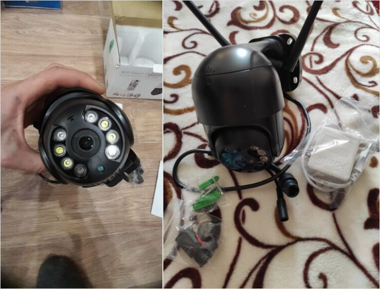 Камера видеонаблюдения с Wi-Fi. Эту камеру можно повесить даже на улице. Фото.