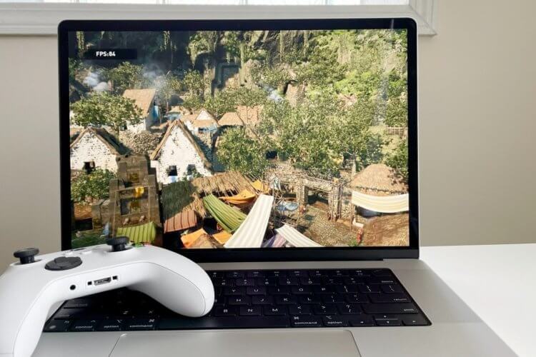 Игры на Мак. Макбуки поддерживают геймпады от Xbox. Фото.