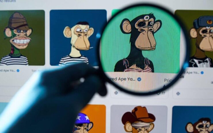 NFT-перевод Coinbase. Пересылка NFT предполагает уплату инфраструктурой комиссии, и Apple хочет получить с этого свою маржу. Фото.