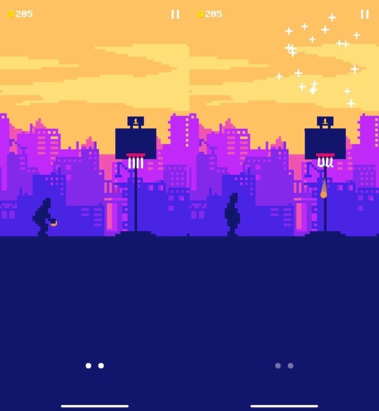 Баскетбол на Айфон. Попасть в кольцо не так просто, как кажется. Баскетбол на Айфон. Попасть в кольцо не так просто, как кажется. Фото.