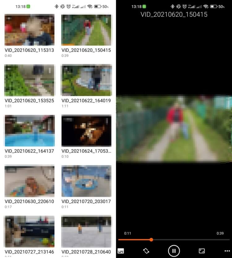 Как воспроизвести видео с Айфона. Через VLC на Андроиде видео с Айфона воспроизводятся без всяких глюков и проблем. Фото.