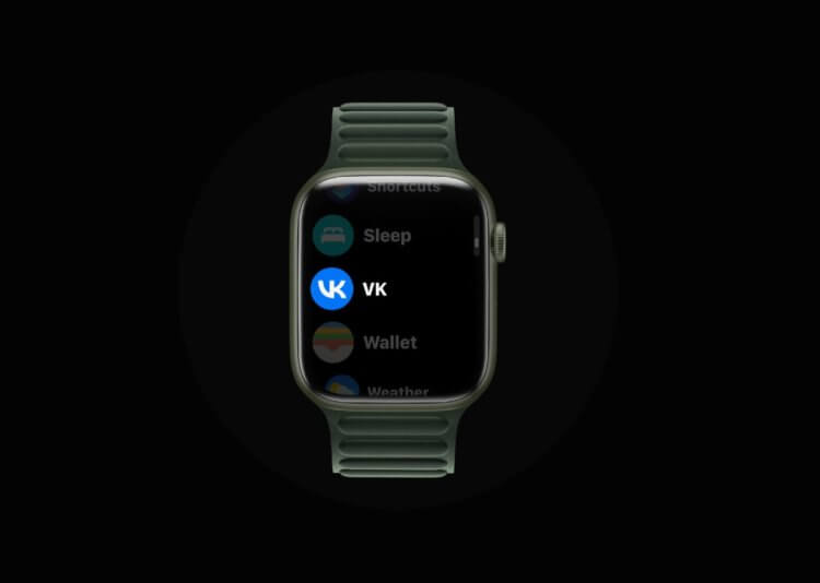 ВКонтакте выпустила приложение для Apple Watch. Как им пользоваться. Фото.