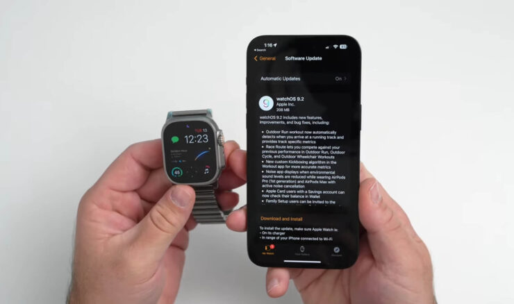 Как обновить Apple Watch до watchOS 9.2. Обновление можно установить через iPhone. Как обновить Apple Watch до watchOS 9.2. Обновление можно установить через iPhone. Фото.