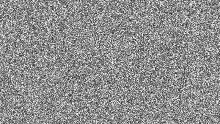 Большинство визуализирует белый шум именно так. Фото.