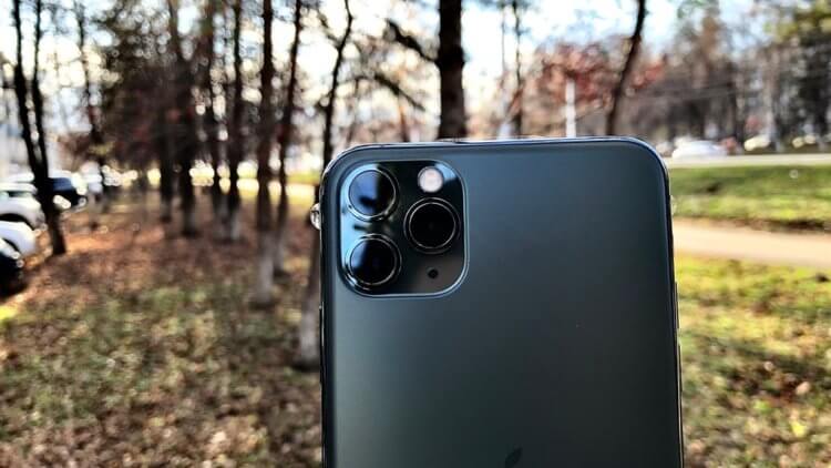 Зум на камере Айфона. Три камеры впервые появились в iPhone 11 Pro. Фото.