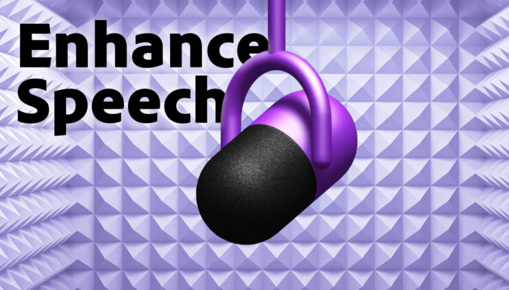 Помимо нейросети Enhance Speech сервис Adobe Podcast предлагает инструмент для калибровки микрофона. Фото.