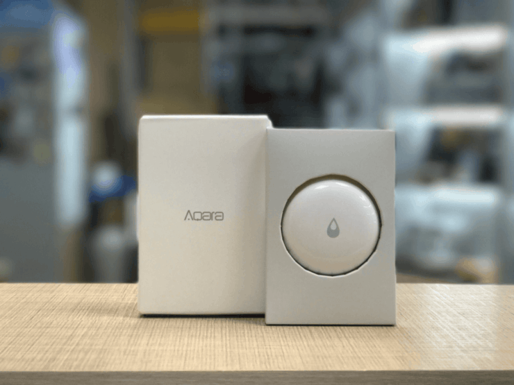 Датчик протечки Aqara. С этим датчиком протечки вам не страшны. Датчик протечки Aqara. С этим датчиком протечки вам не страшны. Фото.