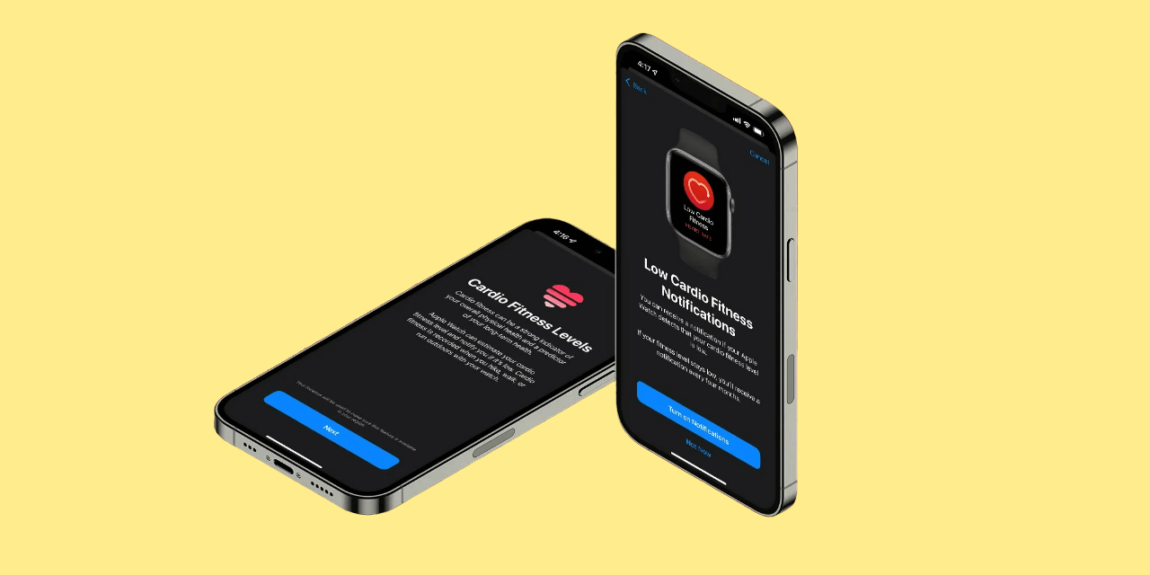 Что такое кардиовыносливость на Apple Watch и как ее настроить. Фото.