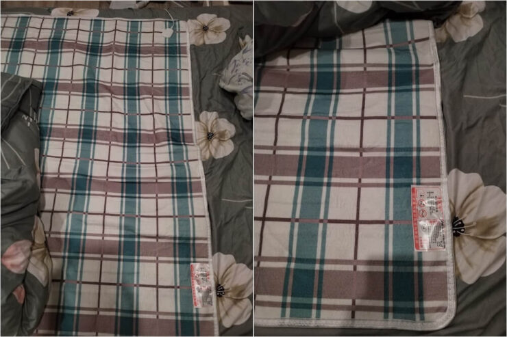 Одеяло с подогревом. Этой штукой можно и укрываться, а можно просто расстелить её под простынкой. Одеяло с подогревом. Этой штукой можно и укрываться, а можно просто расстелить её под простынкой. Фото.