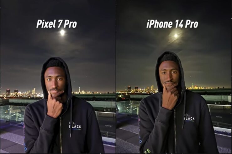 Как снимает Айфон. Небо из-за алгоритмов Apple окрасилось в желтые цвета. Фото.