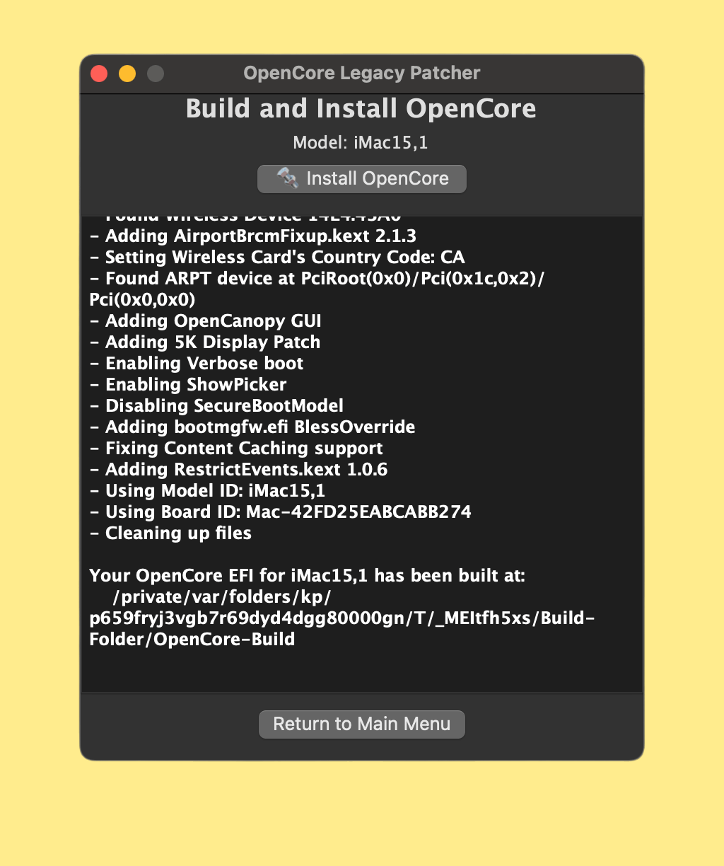 Все необходимые патчи для работоспособности компьютера будут добавлены в установщик. Фото.