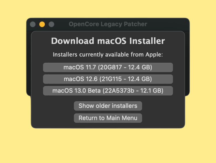 Как обновить Мак ОС. На выбор будет доступно несколько версий macOS. Фото.