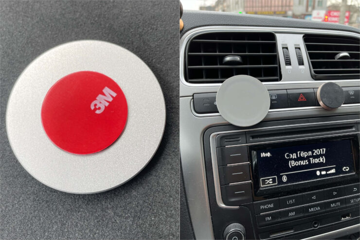 Крепление для Айфона в машину. Этот магнит позволяет закрепить iPhone почти на любой поверхности. Даже отвесной. Крепление для Айфона в машину. Этот магнит позволяет закрепить iPhone почти на любой поверхности. Даже отвесной. Фото.