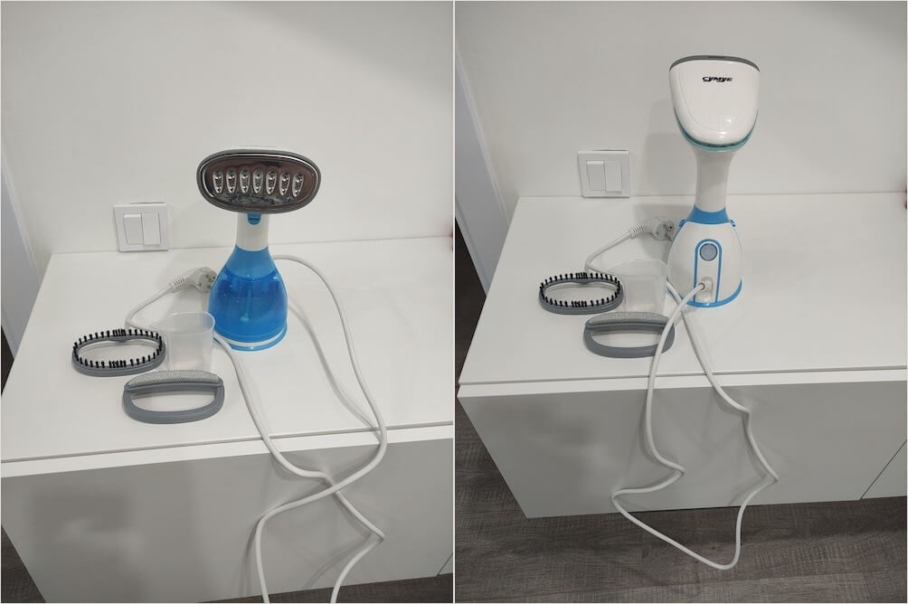 Отпариватель намного практичнее утюга. Фото.