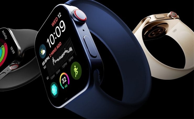 Apple Watch 9 — что нового. Ждать дизайн с плоскими гранями в этом году точно не стоит. Фото.