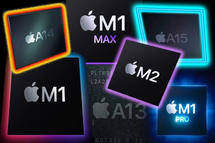 Чем отличаются процессоры Apple и какой из них самый мощный. Фото.