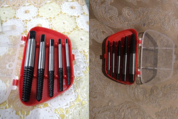 Как извлечь сломанный винт. Эти свёрла позволяют извлекать даже сломанные шурупы и винты. Фото.