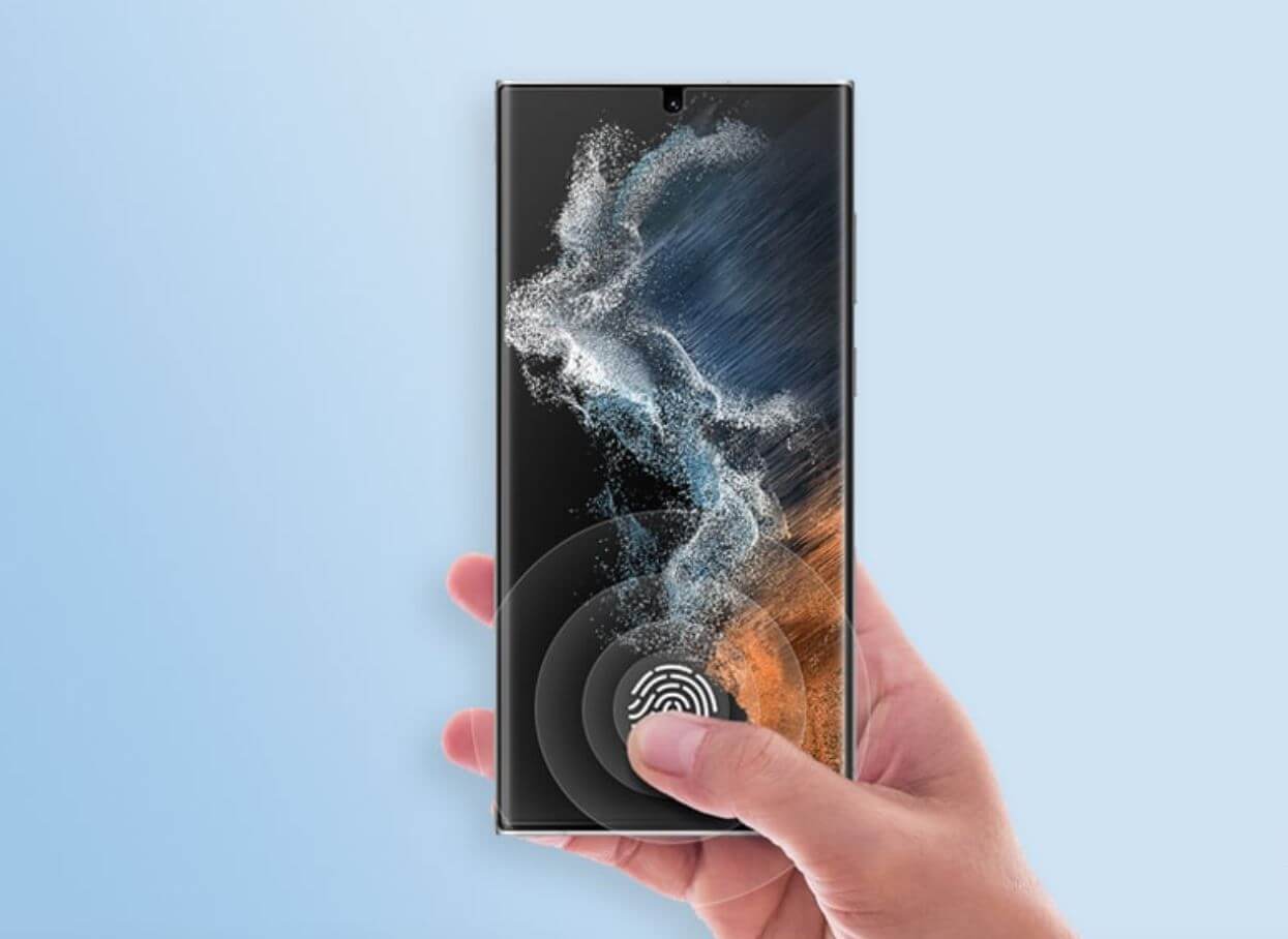 Отпечаток пальца на Samsung. Многие фанаты iPhone соскучились по Touch ID. В Galaxy S23 разблокировка даже стала быстрее! Фото.
