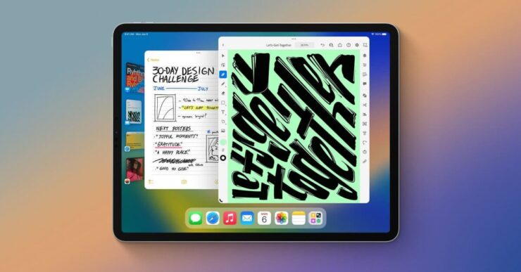 А если убрать в оконном режиме с iPad лишние элементы, то можно разместить с комфортом еще парочку приложений. Фото.