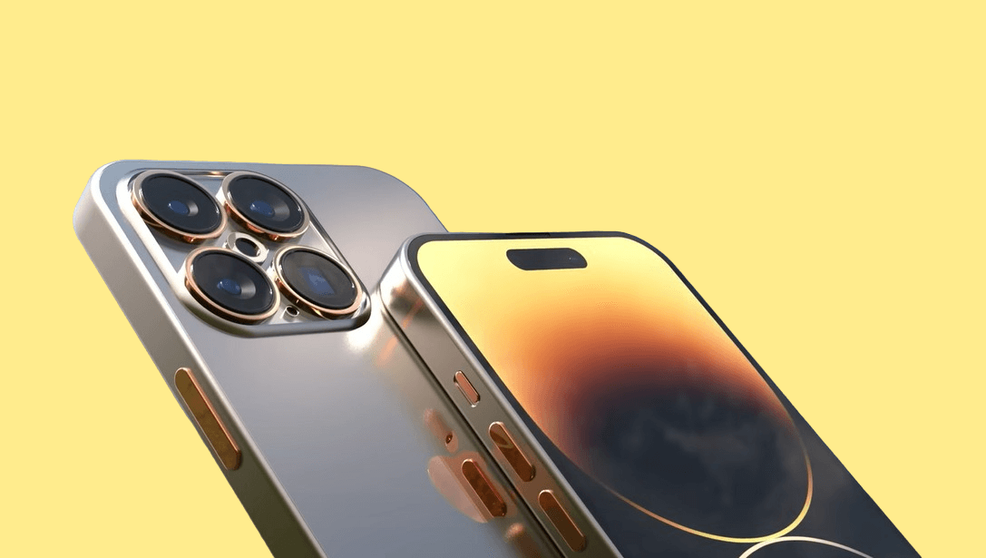 С четырьмя объективами блок камер смотрится органичнее. Фото.