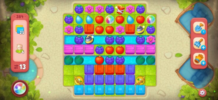 Обычные “три в ряд”, но с приятной графикой и сюжетом. Фото.