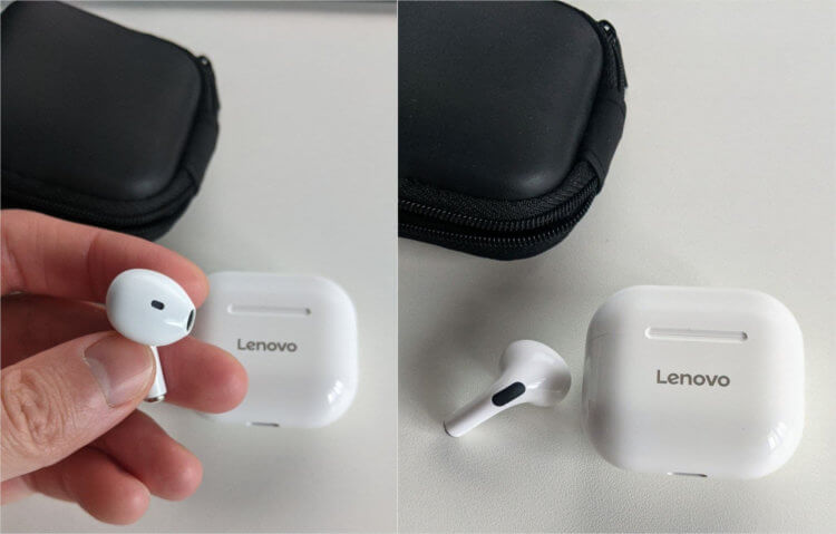 Copy of AirPods 3 from Aliexpress.  Take a look at them - it's almost AirPods 3. Photo.