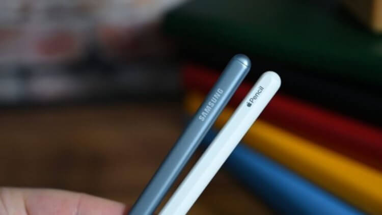 Apple Pencil против Samsung S Pen. Что они умеют и какой стилус лучше. Фото.