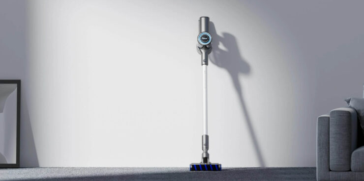 Мощный беспроводной пылесос. У Redroad 17 Max нет никаких ярких элементов: серый корпус и белую трубу. Мощный беспроводной пылесос. У Redroad 17 Max нет никаких ярких элементов: серый корпус и белую трубу. Фото.