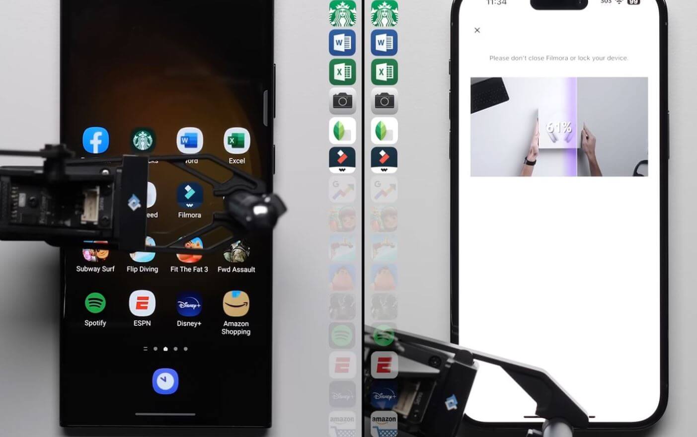 Samsung против iPhone. iPhone неожиданно споткнулся на рендеринге видео. Фото.