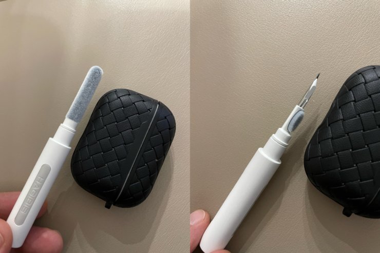 Как чистить AirPods. Такой штукой можно чистить не только AirPods, но и другую технику. Фото.