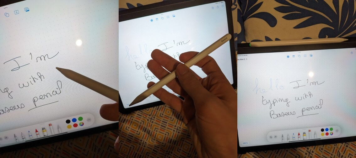 Основные возможности стилуса Baseus никак не отличаются от Apple Pencil. Фото.
